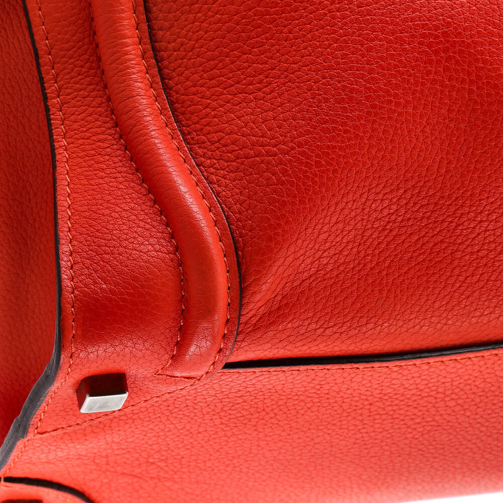 Celine Luggage Bag Grainy Leather Mini #240765C85B - Picture 7 of 8